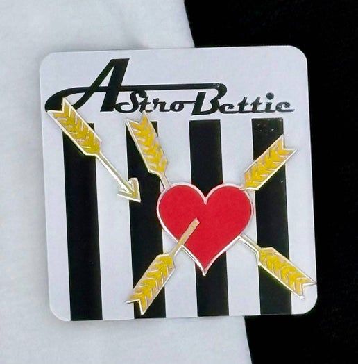 MCM Carefree Heart and Arrows Enamel Pin Pack!
