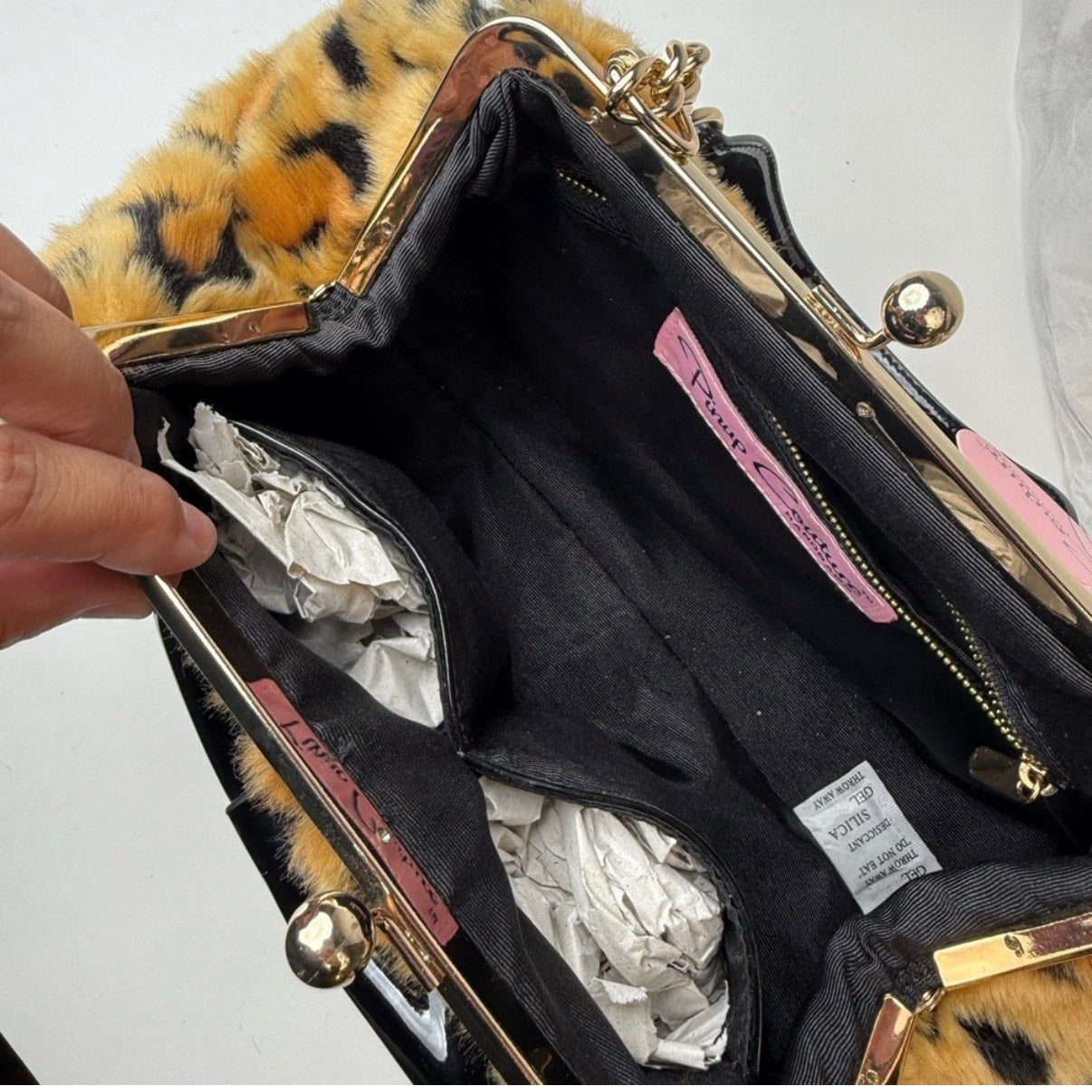 Pinup Couture Leopard Print Purse