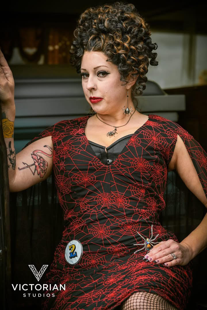 Mothman Caped Wiggle Dress