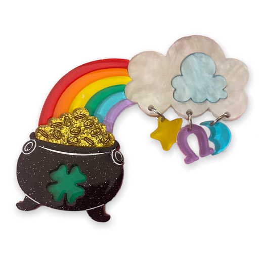 Clover the Rainbow St. Patrick’s Day Brooch