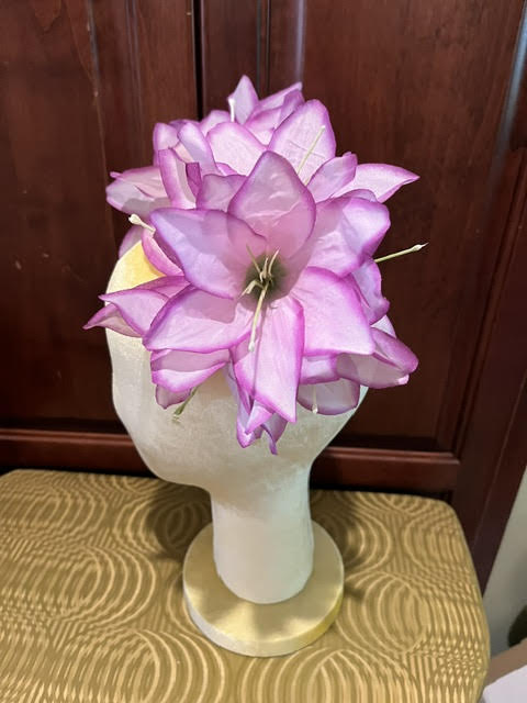 Purple Tropical Hair Flower