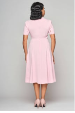 Shirley Plain Flared Dress