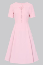 Shirley Plain Flared Dress