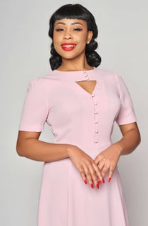Shirley Plain Flared Dress