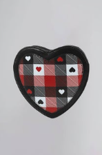 Suzette Heart Gingham Bag