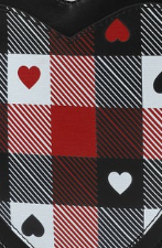 Suzette Heart Gingham Bag