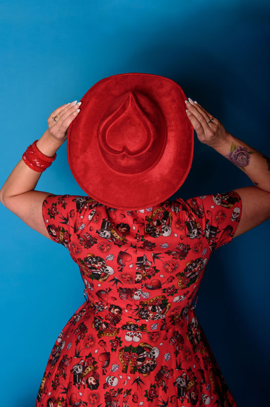 Forever Love print in red