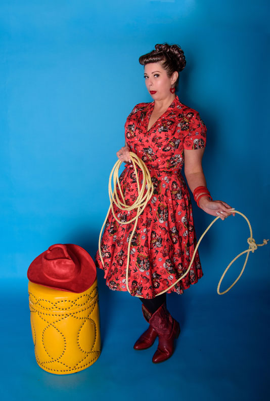 Forever Love print in red