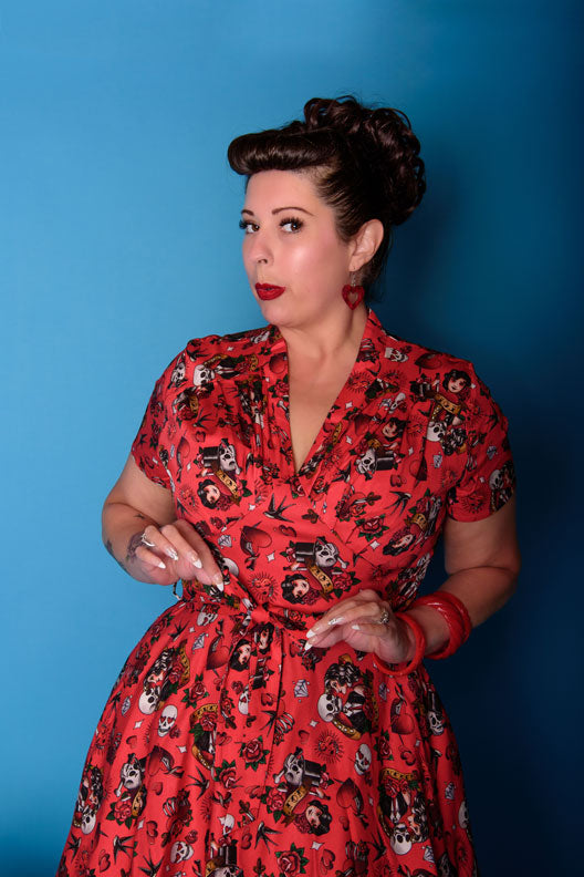 Forever Love print in red