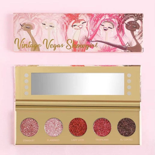‘Vintage Vegas Showgirl' - Pressed Glitter Palette