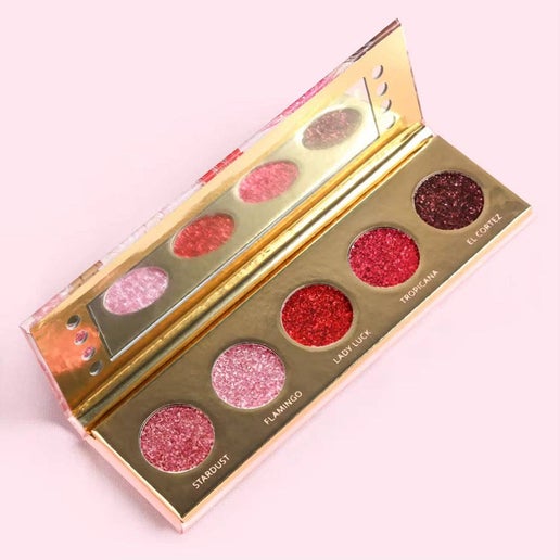 ‘Vintage Vegas Showgirl' - Pressed Glitter Palette