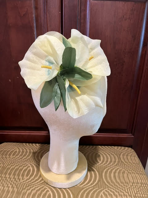 Yellow Calla Lily Hair Flower