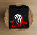 Call Me - Scream - Red/Black T-Shirt