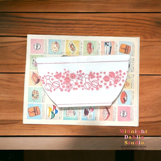 Vintage Pyrex-Inspired Fridge Magnet