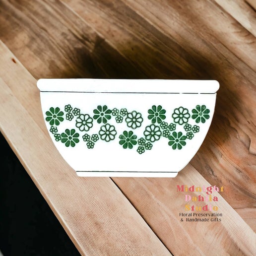 Vintage Pyrex-Inspired Fridge Magnet