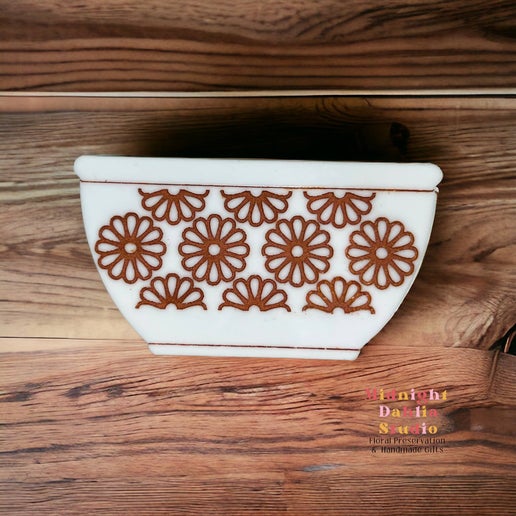 Vintage Pyrex-Inspired Fridge Magnet