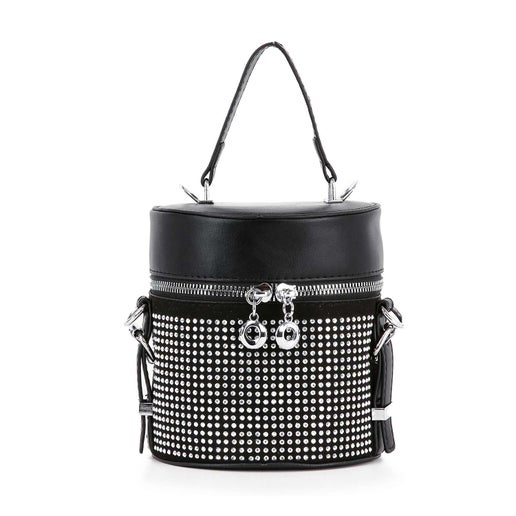 Petite Rhinestone Cylindrical Evening Bag