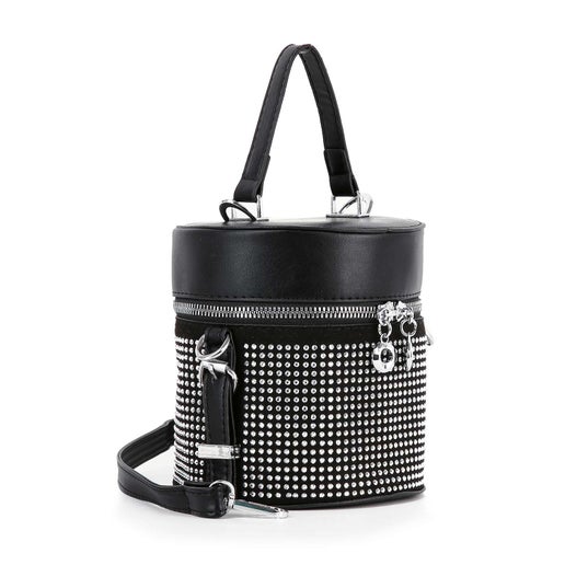 Petite Rhinestone Cylindrical Evening Bag