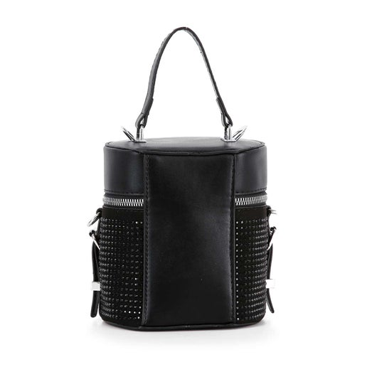 Petite Rhinestone Cylindrical Evening Bag