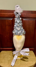 Silver Owl Christmas Tree Hat