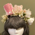 Pink Bunny Flower Crown