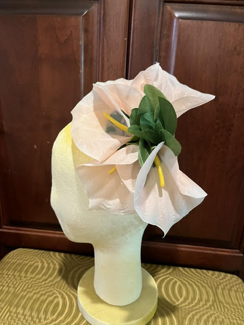 Pink Calla Lily Hair Flower