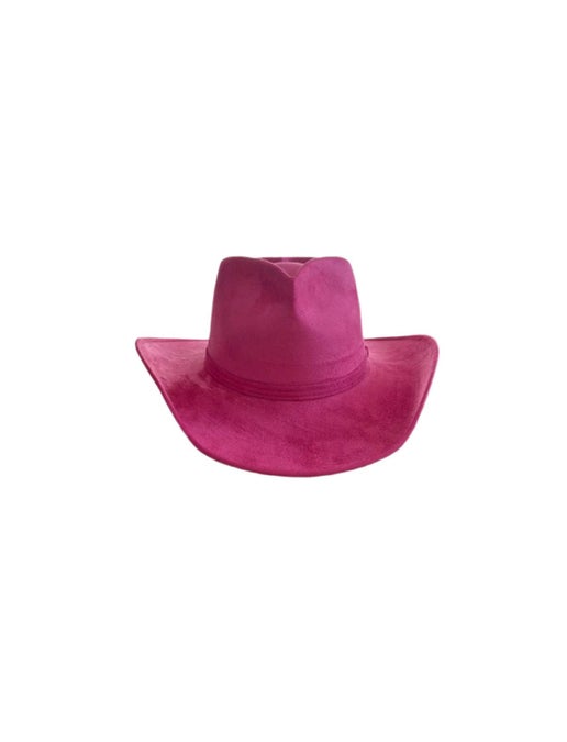 Vegan Suede Heart Shaped Cowboy Hat