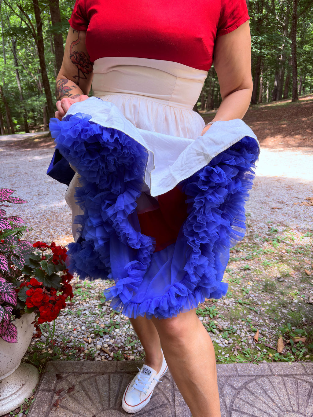 Americana Tiered Petticoat