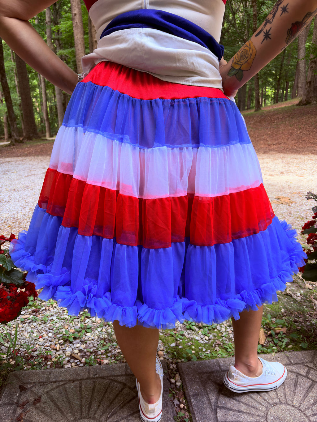 Americana Tiered Petticoat