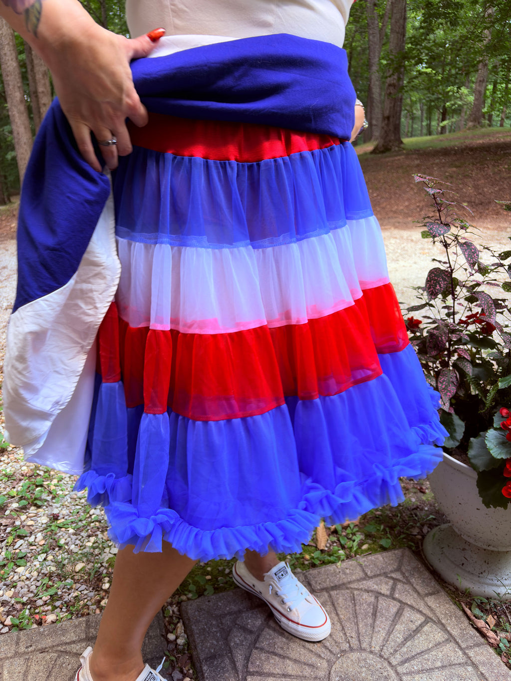 Americana Tiered Petticoat