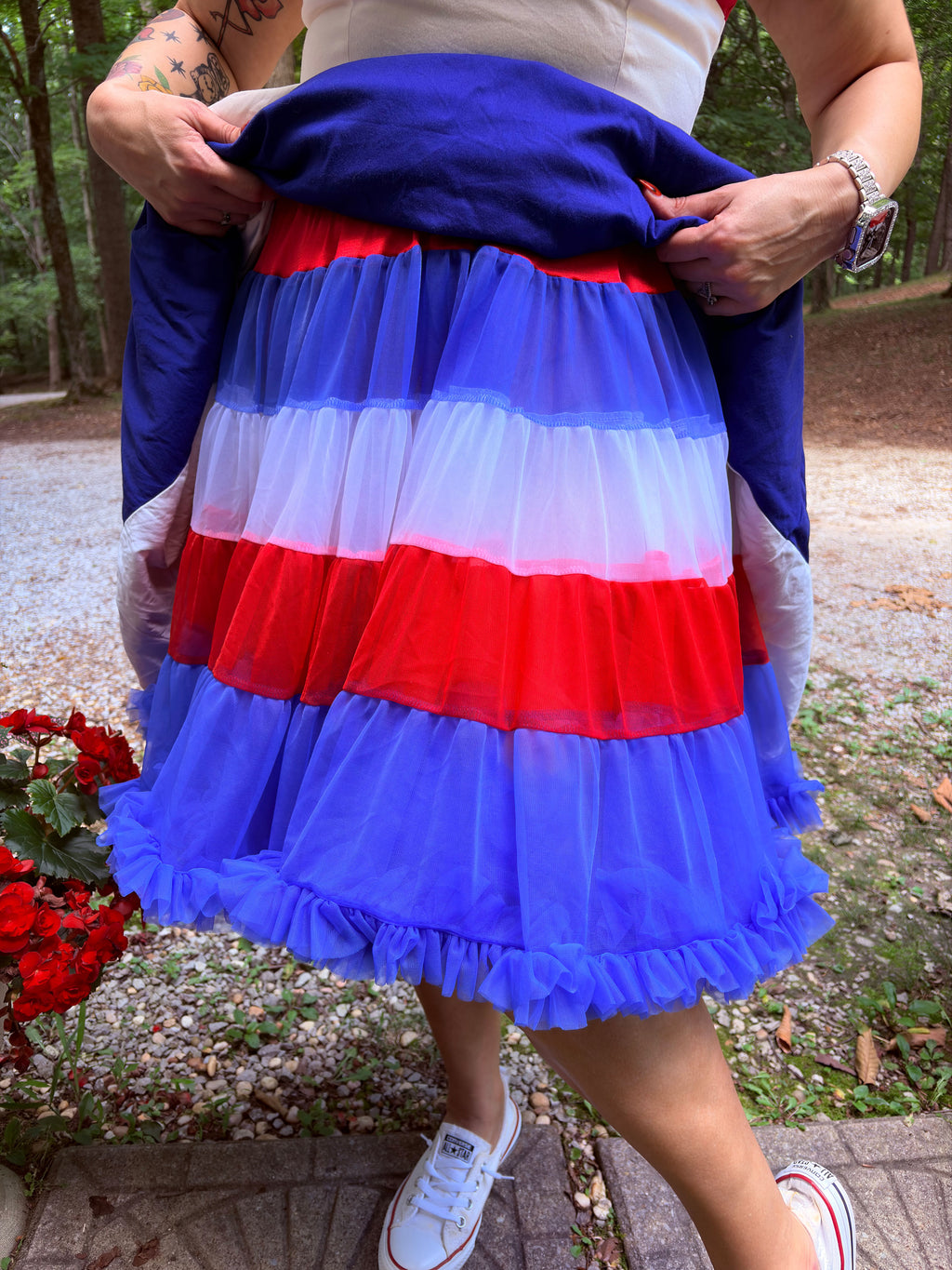 Americana Tiered Petticoat