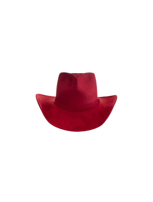 Vegan Suede Heart Shaped Cowboy Hat
