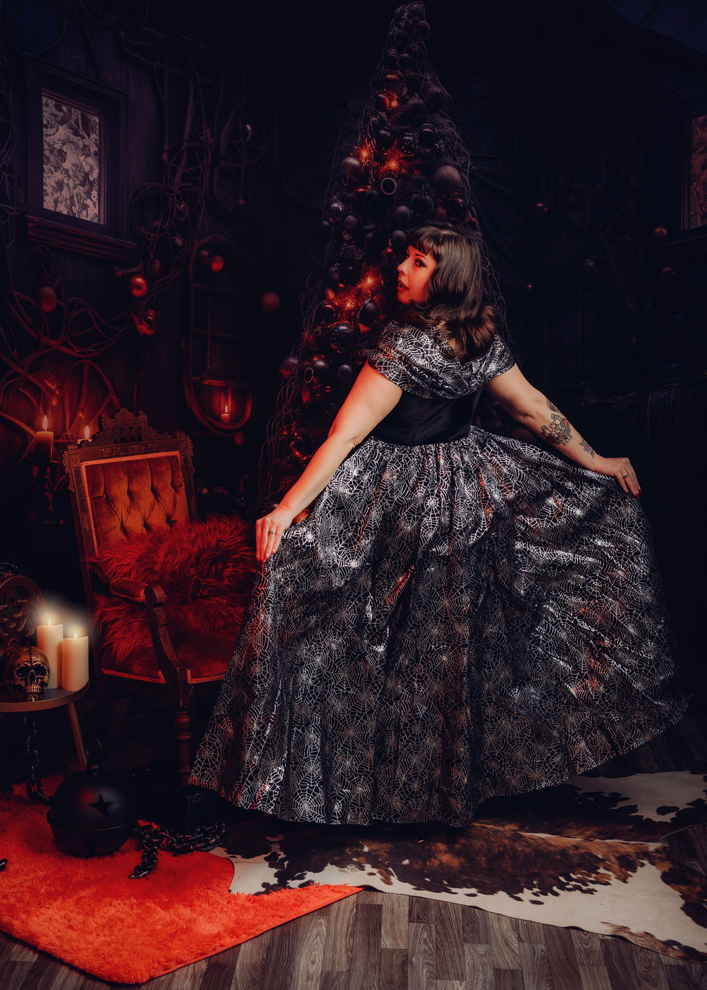 The Villainess Velvet Gown